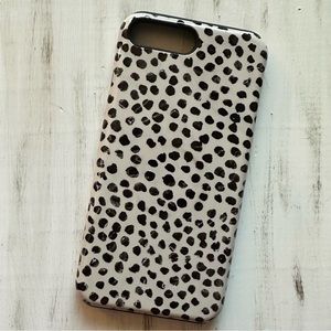 BURGA-IPhone 7p/8p Case-Hybrtd 2-layer hard shell+silicone-Dots-EUC